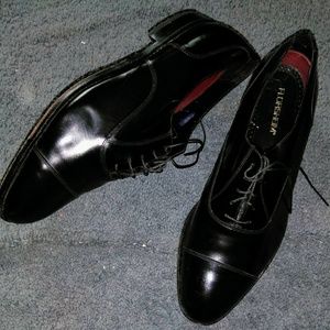 Mesa black leather shoes